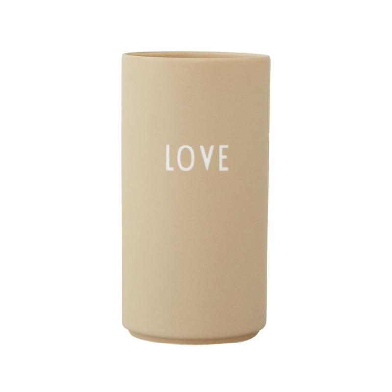 Favourite Vase, Medium, Love, Beige