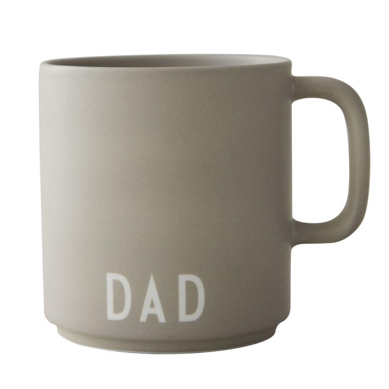Favourite Cup With Handle, Dad, Grey