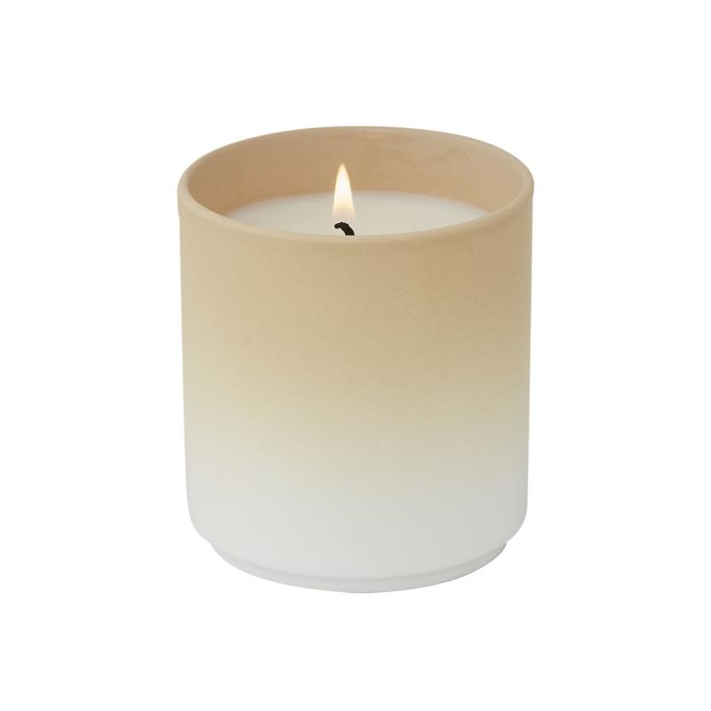 Dip Dye Scented Candle, Large, Beige