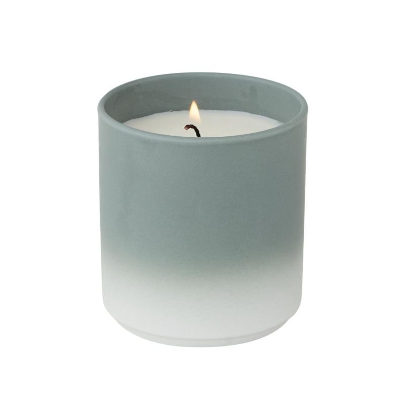 Dip Dye Scented Candle, Large, Dusty Green