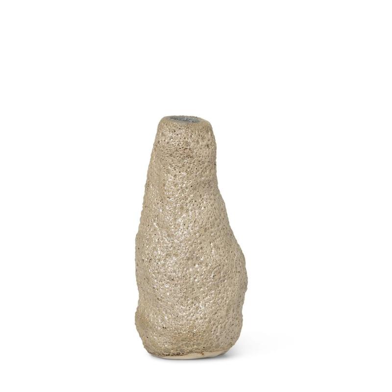 Vulca Mini Vase, Metallic Coral
