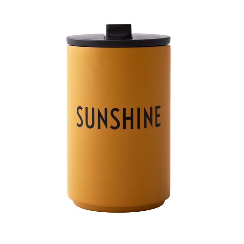 Thermo/Insulated Cup, Sunshine, Mustard