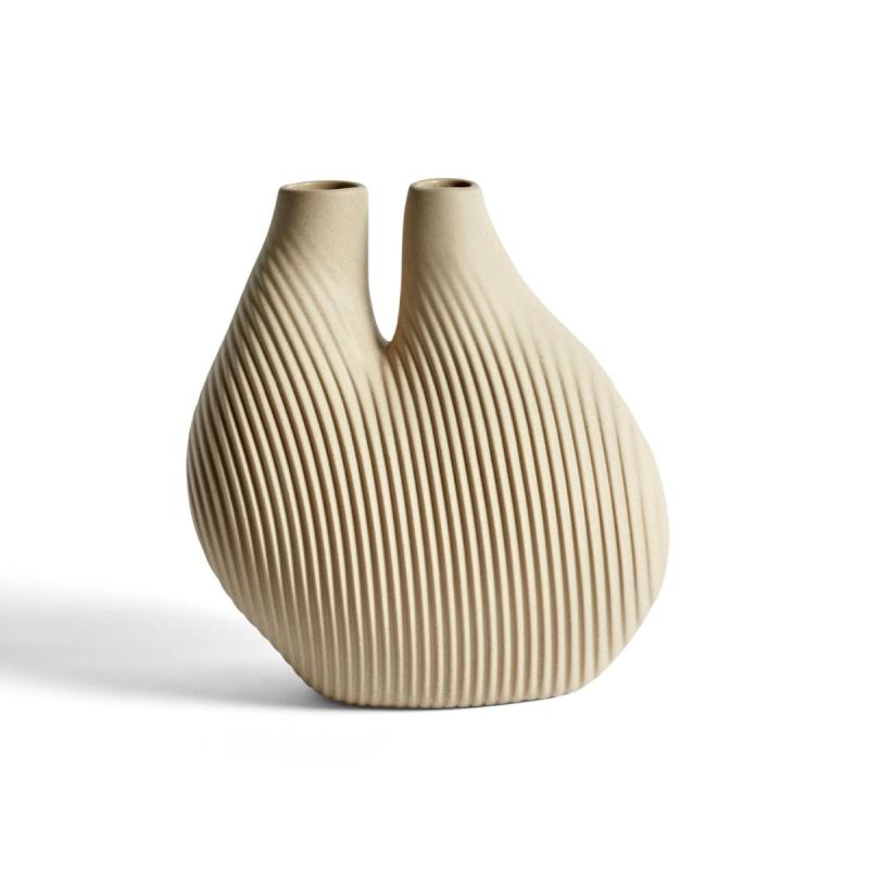 WS Chamber Vase, Light Beige