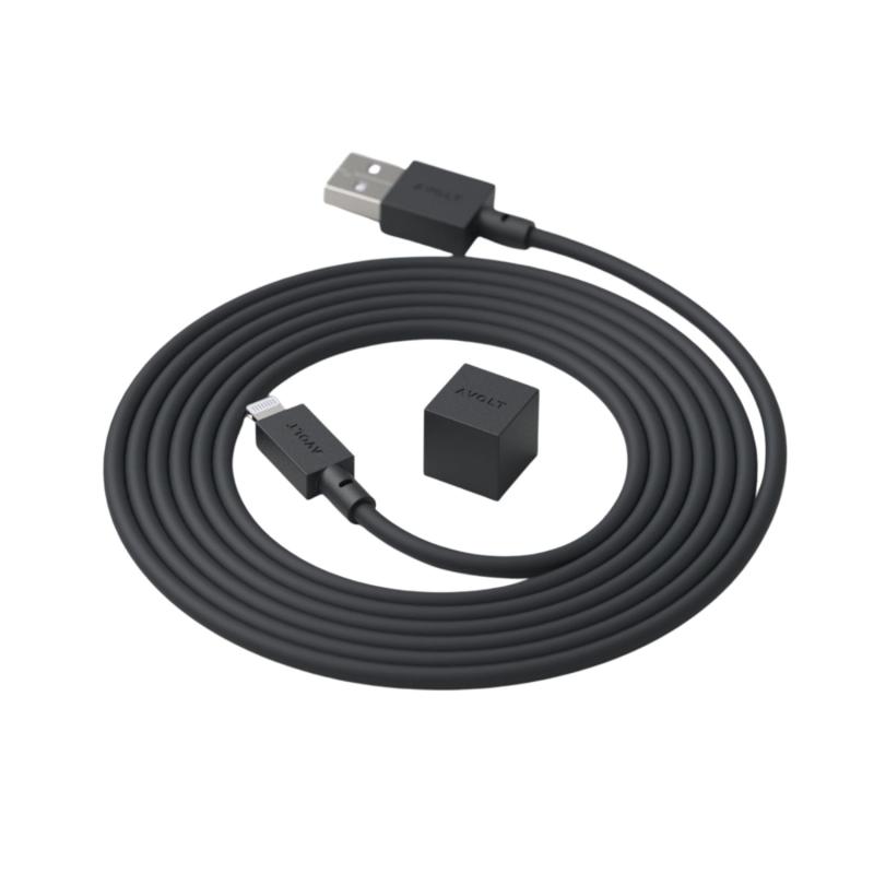 Cable 1 USB-A to Apple Lightning, Stockholm Black