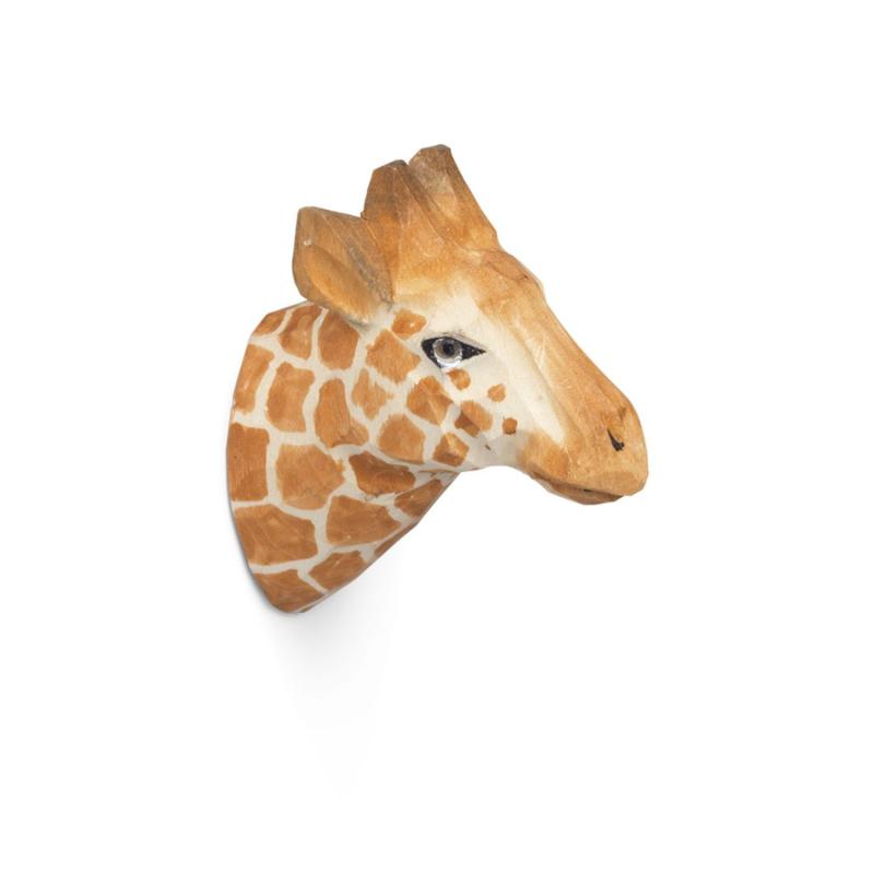 Animal Hand-Carved Hook, Giraffe