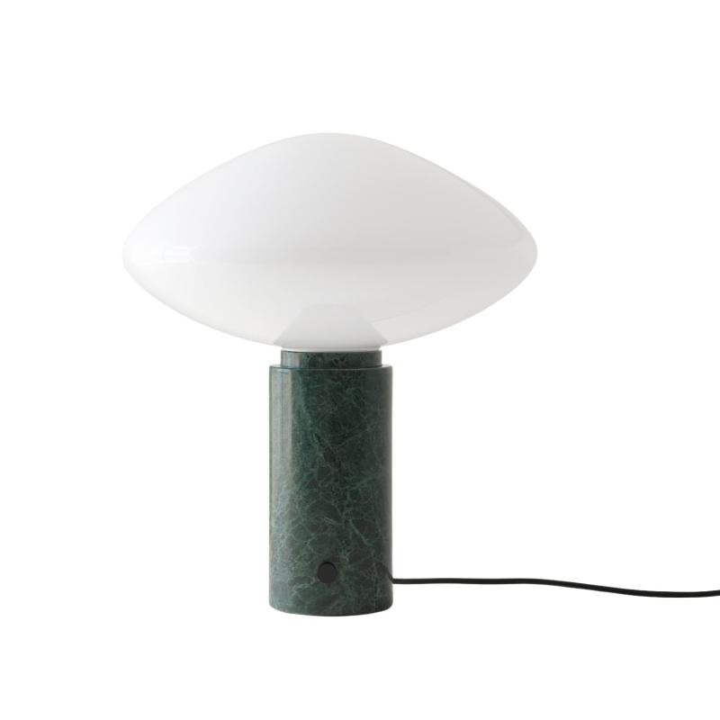 Mist Table Lamp AP17, White/Dark Green