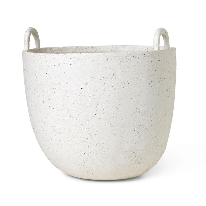 Speckle Pot, Large, Off-White