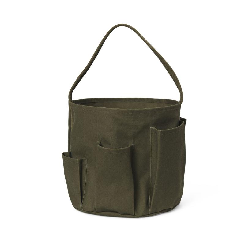 Bark Garden Bucket Bag, Olive