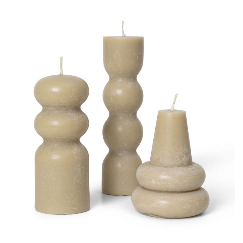 Torno Candles, Set of 3